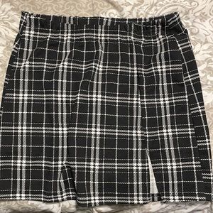 BOGO plaid mini skirt